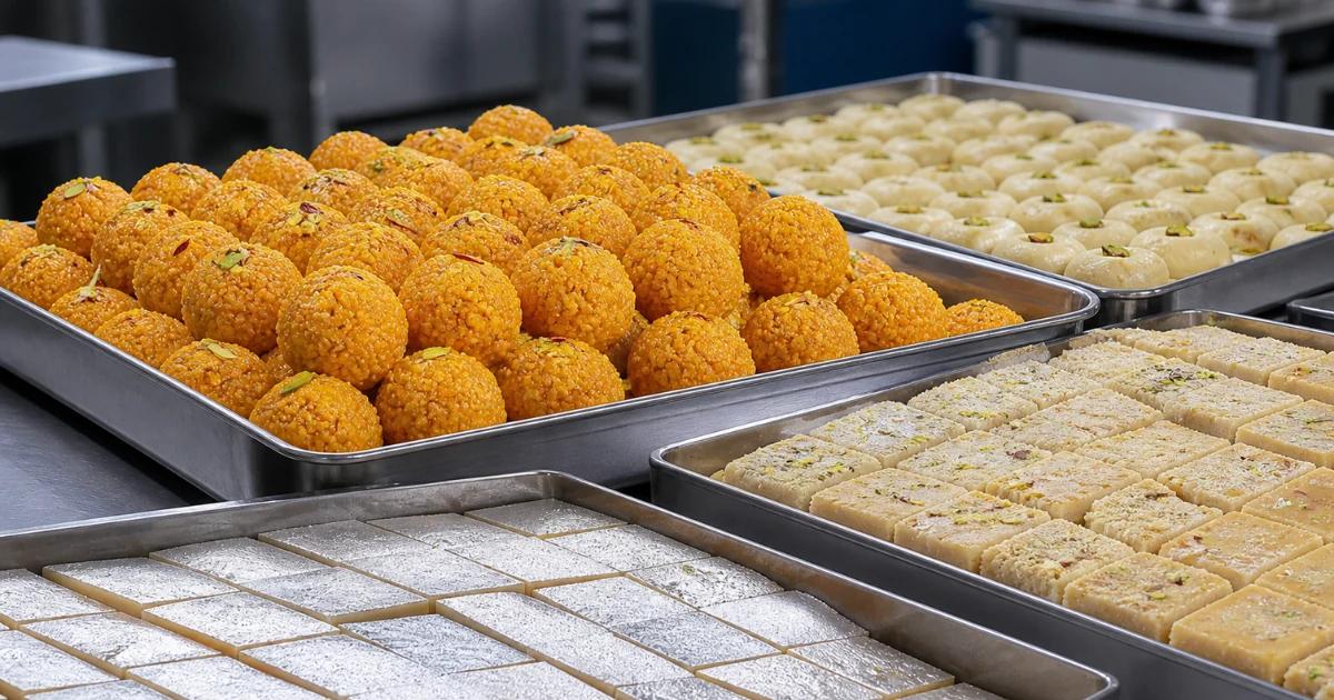 Sweets food manufacturing